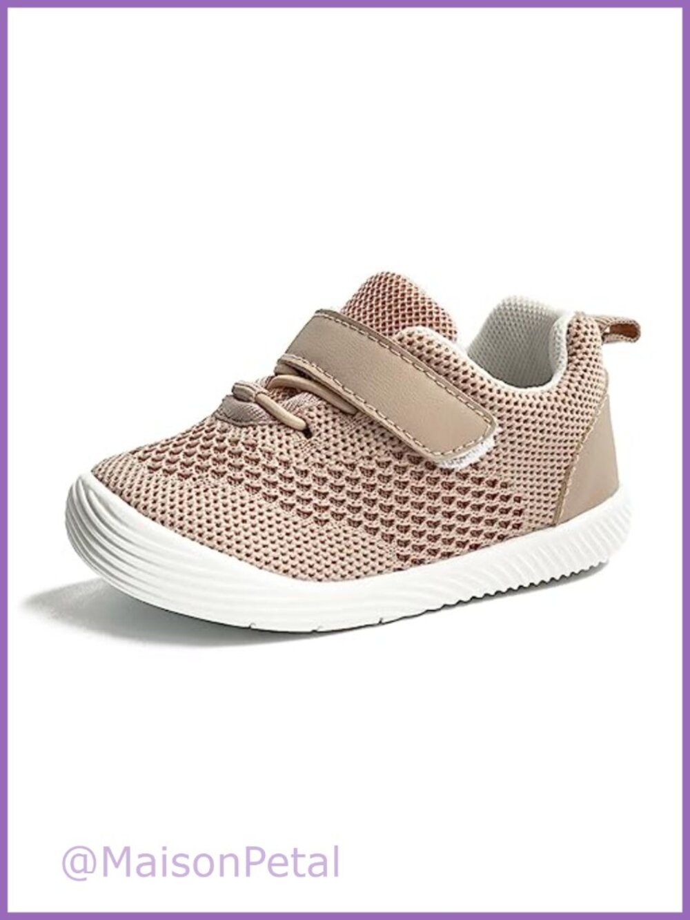 Baby First Walking Shoes Mesh Sneakers Non-Slip Hook & Loop